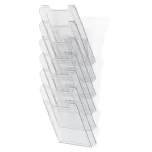 Exacompta Wall Sorter A4 Portrait, 6 Pockets, Clear, Pack of 1