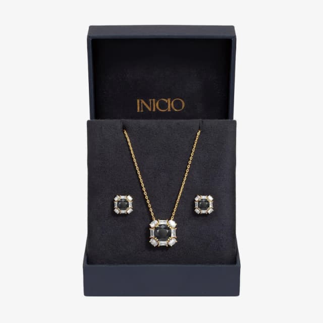 Inicio Gold Plated And Jet Set - Gift Box Gold