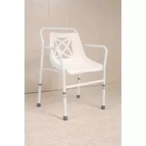 Nrs Healthcare Adjutsbale Height Shower Chair With Arms
