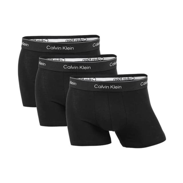 Calvin Klein Comfortable Seamless Logo Trim Boxer Briefs 3 Pack Men underwear LV00NB4392-TM6 S