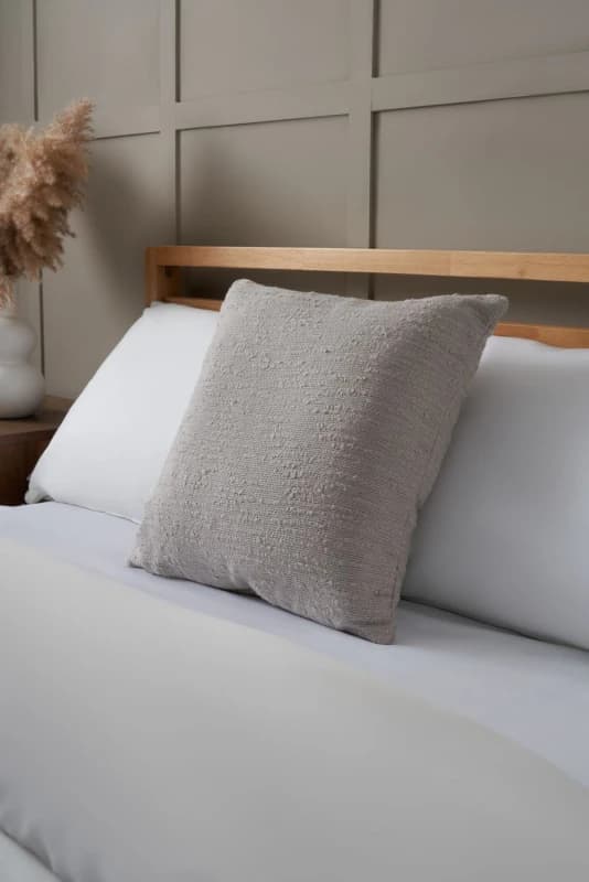 Bhs Textured Slub Cushion Grey