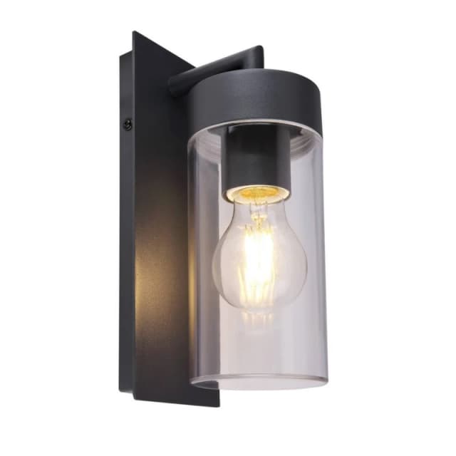 Netlighting Vessa Outdoor Wall Lantern Anthracite IP44 1x E27 in Grey Grey Unisex