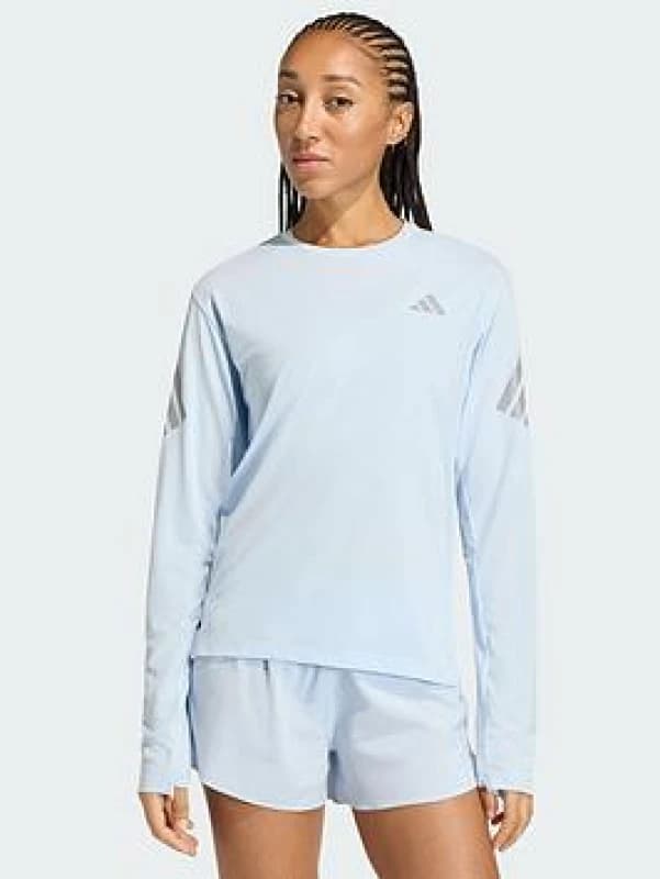 Womens Long Sleeve Jersey adidas Adi365 Climacool Iconic Bleu Female 2XS