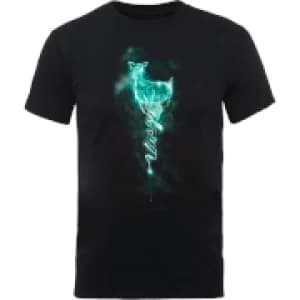 Harry Potter Doe Always Patronus Mens Black T-Shirt - L - Black