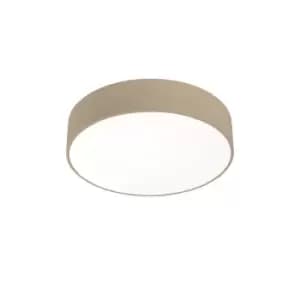 Caprice LED Round Flush Ceiling Light Painted Gold 33cm 2720lm 3000K
