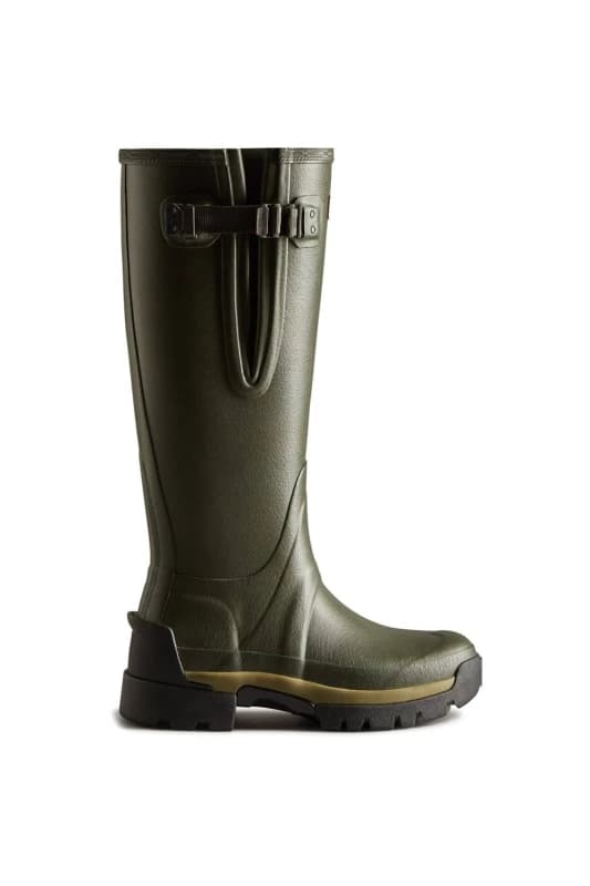 Hunter Womens Balmoral Neoprene Wellington Boots Green - UK 5 Green female PS3186DKO5
