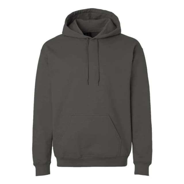 Gildan Mens Softstyle Fleece Midweight Hoodie in Dark Grey Size: 3XL Dark Grey Male 3XL