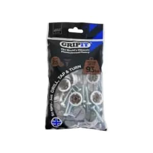 20mm Plasterboard Fixing - 25 Pack (Brown)