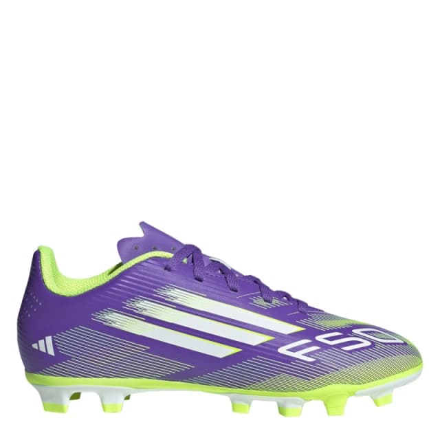 adidas F50 Club Childrens Firm Ground Football Boots Firm Ground Football Boots C10 (28) Purple 08033024100