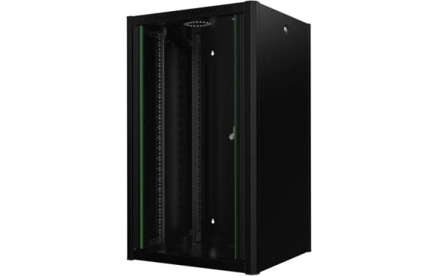 Lanview RWP20U56BL rack cabinet 20U Wall mounted rack Black