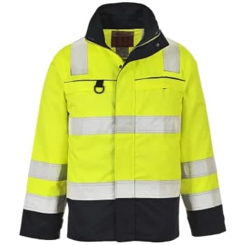 Portwest - FR61YNRL - sz L Hi-Vis Multi-Norm Jacket - Yellow/Navy