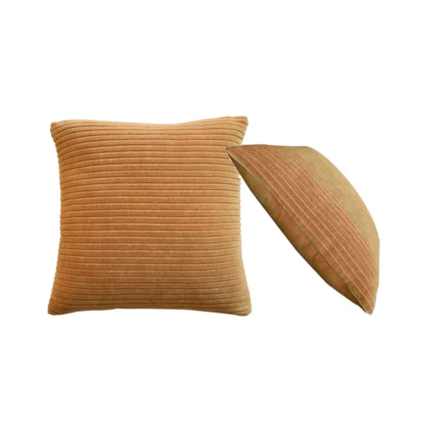 Artisan Furniture Artisan Furniture Ribbed Mustard Cushion Set of 2