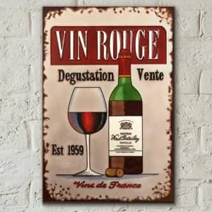 Tile 8x12 Vin Rouge By Martin Wiscombe Wall Art