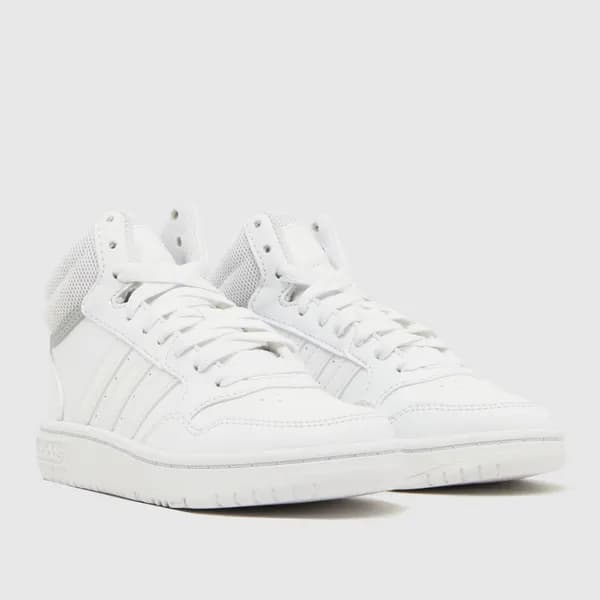 adidas white hoops 3.0 Youth trainers White UK 4 (EU 36 7/10 )