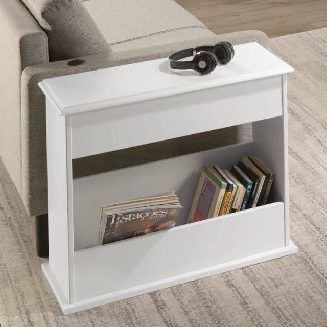 Seconique Stratford Sofa End Table - White 300-302-068
