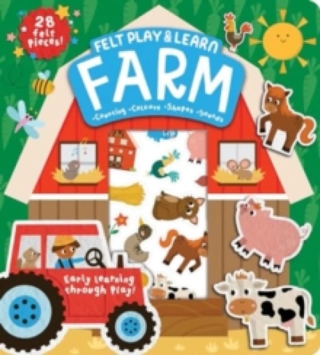 Felt Play & Learn Farm Board book
