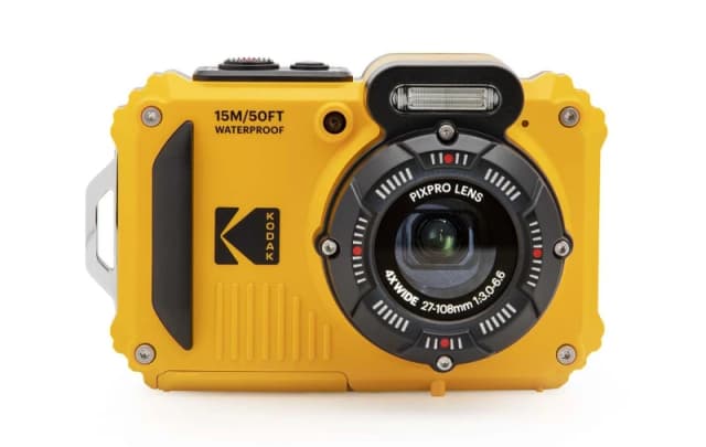 Kodak Kodak PIXPRO WPZ2 16MP 4x Zoom Tough Compact Camera - Yellow (Camera + 16GB SD Card + Battery) WPZ2YL6