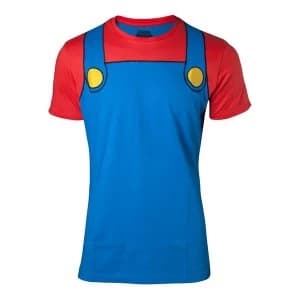 Nintendo - Mario Novelty Cosplay Mens XX-Large T-Shirt - Multi-Colour