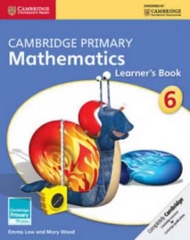Cambridge Primary Mathematics. Stage 6 Learners Book by Emma Low Paperback