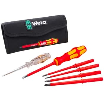 Wera SL/PH 7 Piece Kraftform Kompakt VDE Screwdriver Set