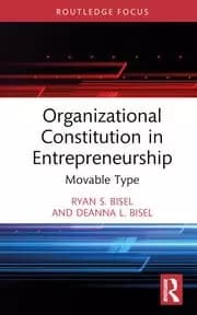 Organizational Constitution in Entrepreneurship Movable Type