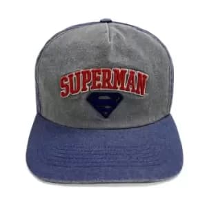 DC Superman - Collegiate Text (Baseball Cap) One Size