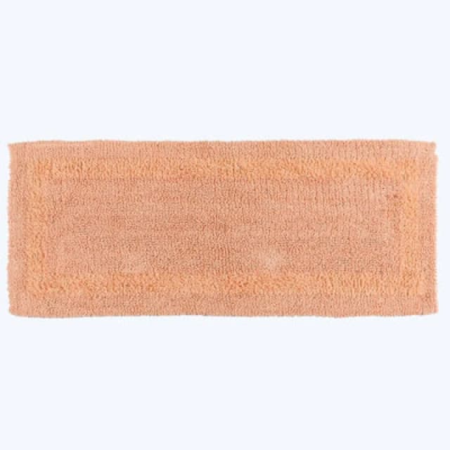 Homescapes Luxury Reversible Bath Mat Runner - Peach