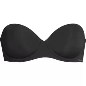 Calvin Klein Push Up Strapless Bra - Black