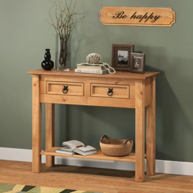 MERCERS FURNITURE Mercers Furniture - Corona 2 Drawer Console Table 5060335863799