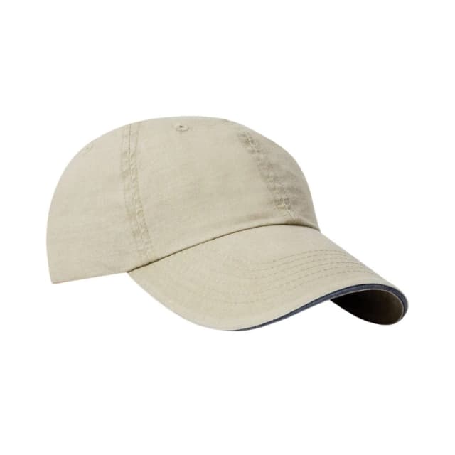 Result Result Men Washed Baseball Cap in Beige Beige One Size Male 5063470448920