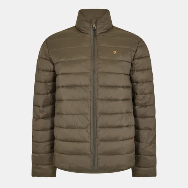 Farah Mens Joel Quilted Jacket Evergreen male X Small