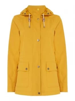 Barbour Waterproof Hawkins Coat With Detachable Hood Yellow
