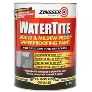 Zinsser Watertite White Waterproofing Paint, 5L