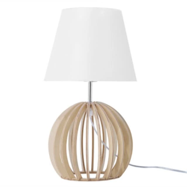 Beliani Table Lamp Samo Brown/ White