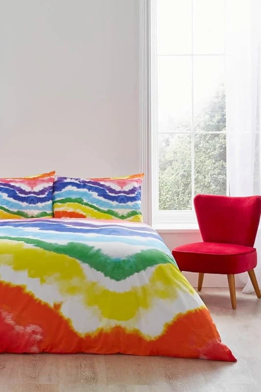 Martex Pride Tie Dye Duvet Cover Set, 100% Cotton Multi