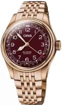 Oris Watch Big Crown Pointer Date Bronze Red