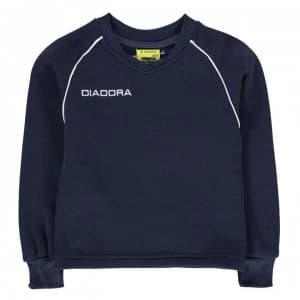 Diadora Madrid Sweater Junior Boys - Dark Blue