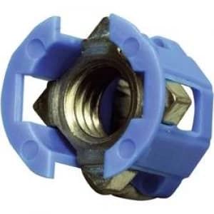 PB Fastener 382 2005 Cage Lok Cage Nut Blue x H 12.3mm x 12.8 mm