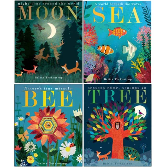 Patricia Hegarty 4 Books Collection Set Pack ( Moon, Sea, Bee, Tree ) Paperback Patricia Hegarty Books