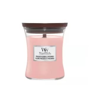 Woodwick Pressed Blooms Patchouli Scented Candle 275g