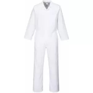 Portwest - 2201 - White Food Industry Coverall Boiler Suit sz XXL Regular - White