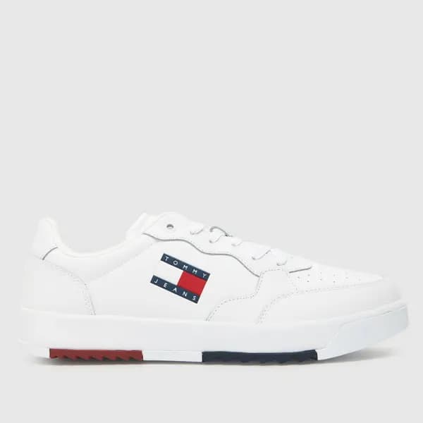 Tommy Jeans retro essential trainers in white