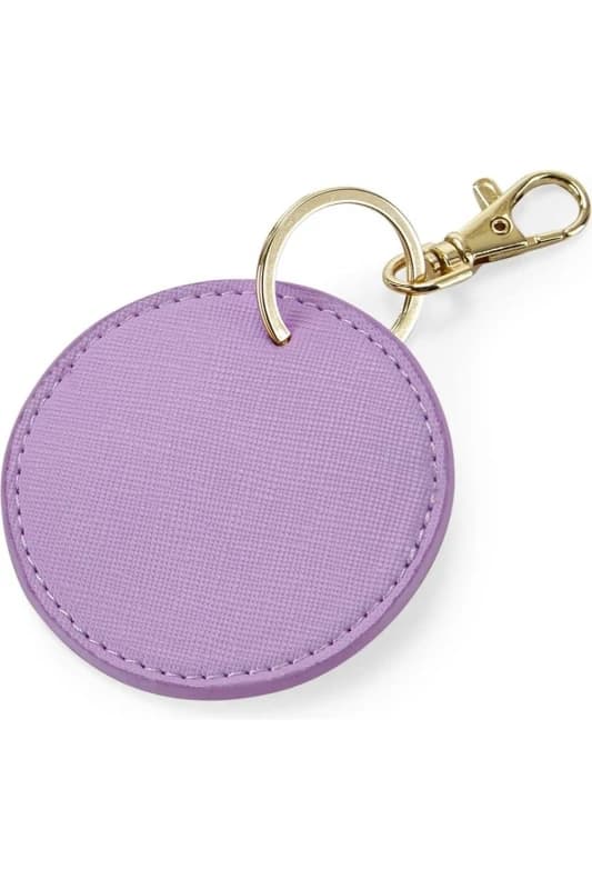 Bagbase Boutique Circular Key Clip in Lilac Lilac Unisex One Size