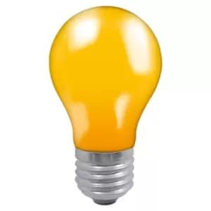 Crompton Lamps 25W GLS E27 Dimmable Colourglazed IP65 Amber