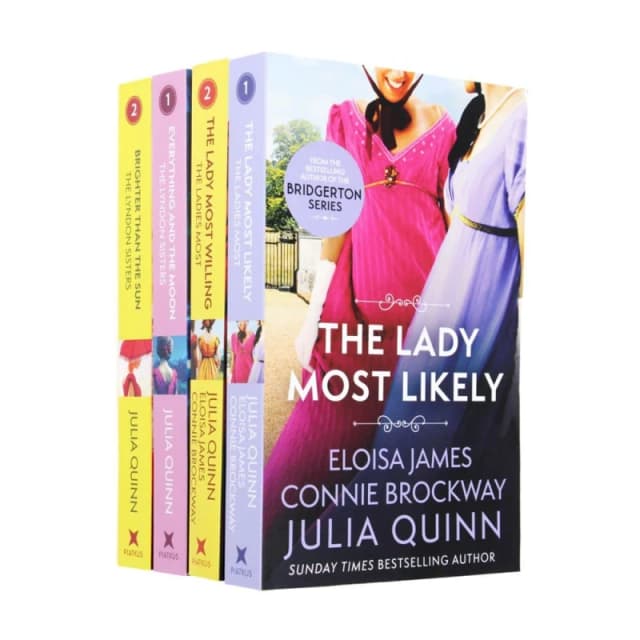 Julia Quinn The Lyndon Sisters and Lady Most Likely Saga Series 4 Books Collection Set Julia Quinn Books
