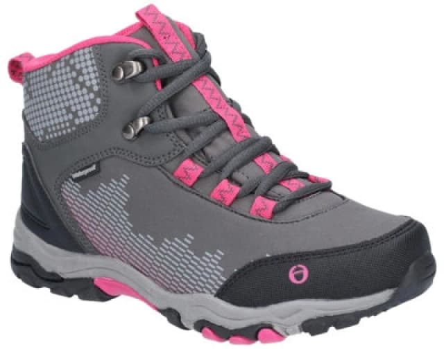 Cotswold Boys & Girls Ducklington Waterproof Walking Boots UK Size 3 (EU 36) Grey/Pink COT611-GRYPIN-3