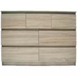 Stora Modern Merchant Chest - Rustic Oak - Brown