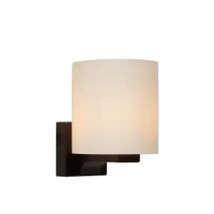 Lucide Jenno Modern Wall Light Bathroom 1xG9 IP44 Black