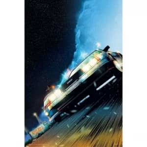 Back To The Future Art Print DeLorean Limited Edition 42 x 30 cm