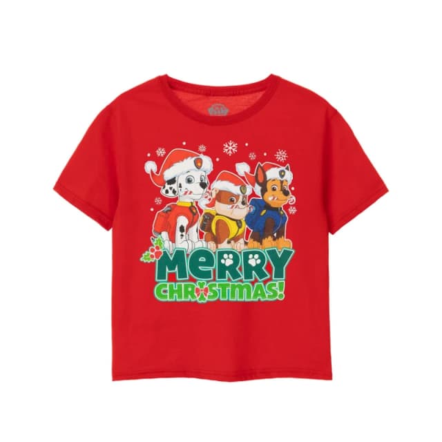 Paw Patrol Short Sleeved T-Shirt Red male